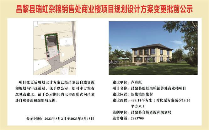 昌黎县瑞虹杂粮销售处商业楼项目规划设计方案变更批前公示.jpg