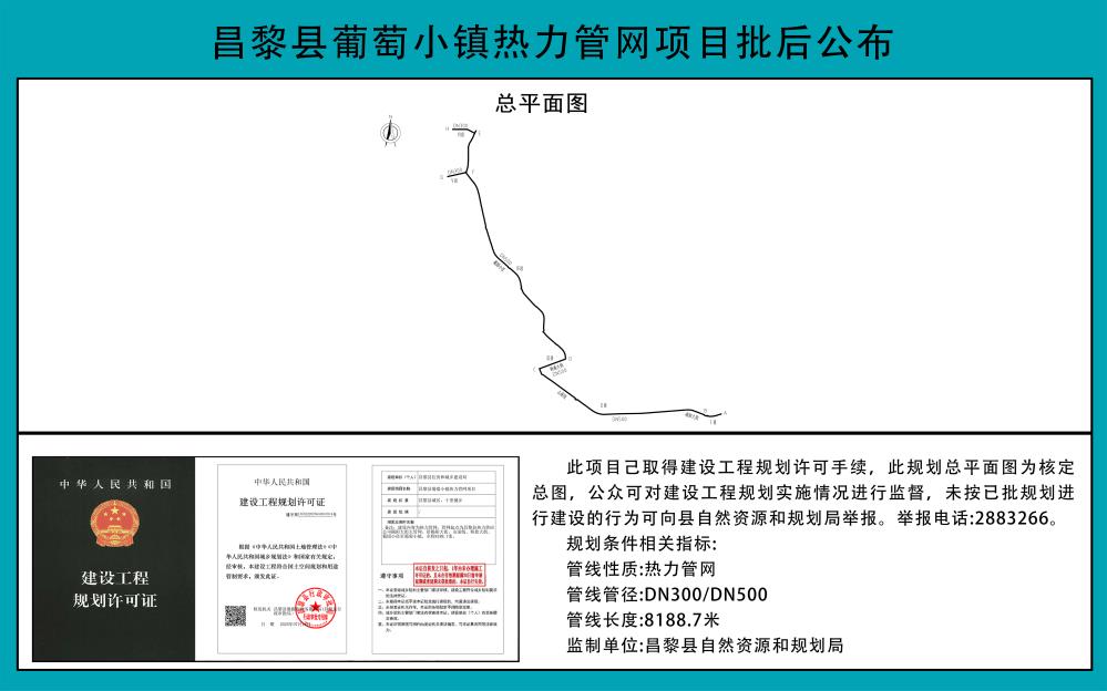 昌黎县葡萄小镇热力管网项目批后公布.jpg