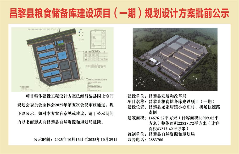 昌黎县粮食储备库建设项目（一期）规划设计方案批前公示.jpg